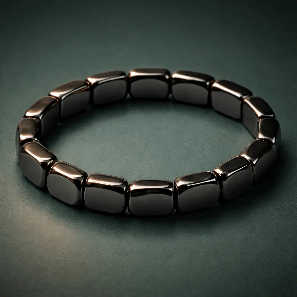 Ferrik Hematite Grounding Stone Bracelet