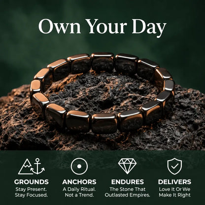 Ferrik™ Hematite Grounding Stone Bracelet