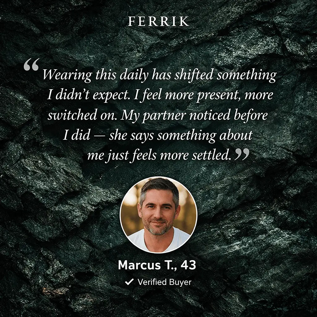 Ferrik Hematite Grounding Stone Bracelet