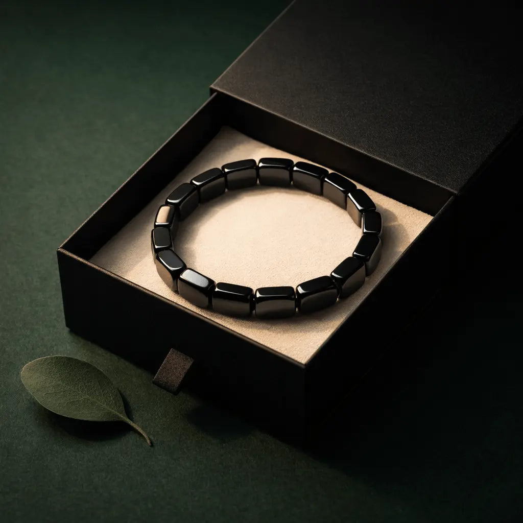 Ferrik Hematite Grounding Stone Bracelet